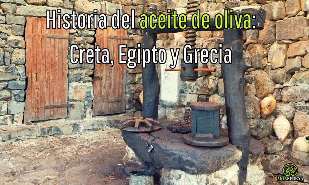 Historia del aceite de oliva: Creta, Egipto y Grecia