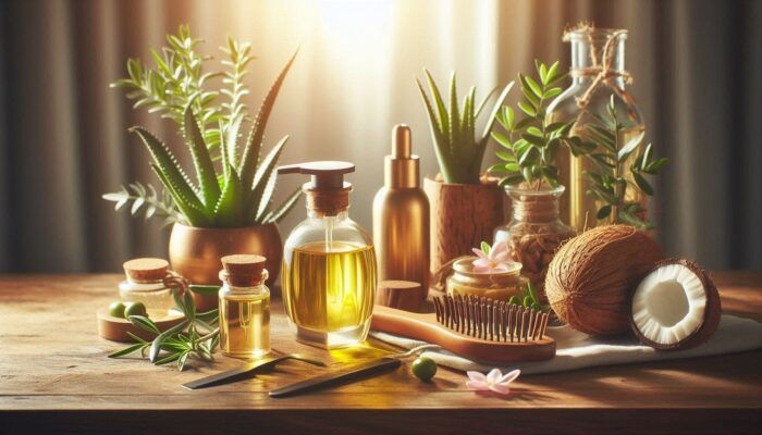 cuidado del cabello con aceite de oliva