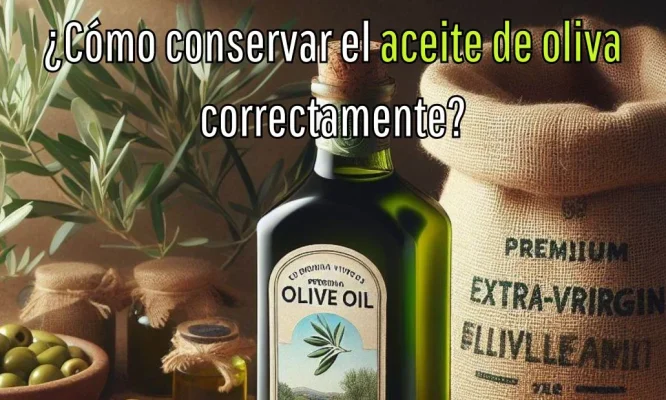 como conservar el aceite de oliva correctamente?