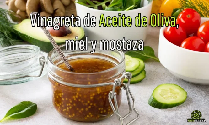 Vinagreta de Oliva, miel y mostaza