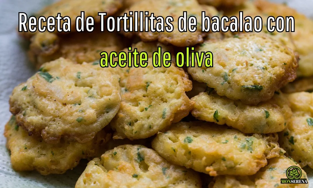 Receta de Tortillitas de bacalao con aceite de oliva