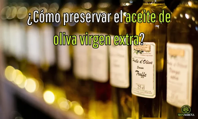 ¿Cómo preservar el aceite de oliva virgen extra