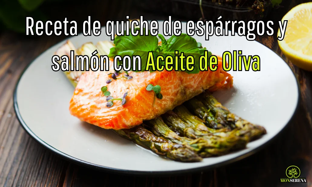 quiche de espárragos y salmón