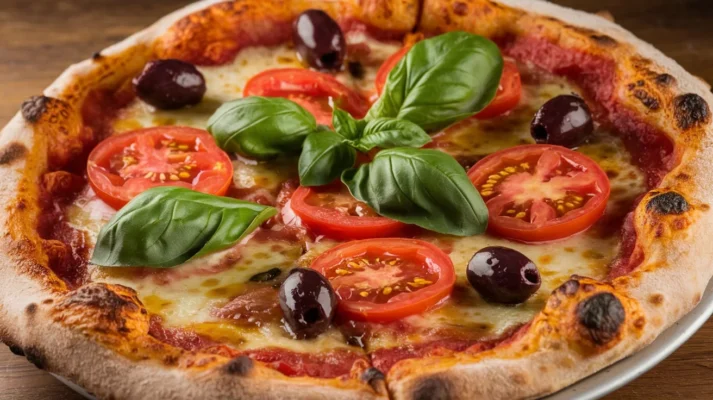 receta de pizza con aceite de oliva