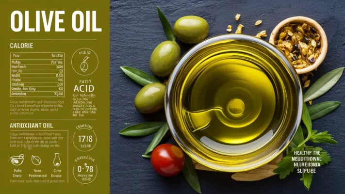 cual es el valor nutricional del aceite de oliva