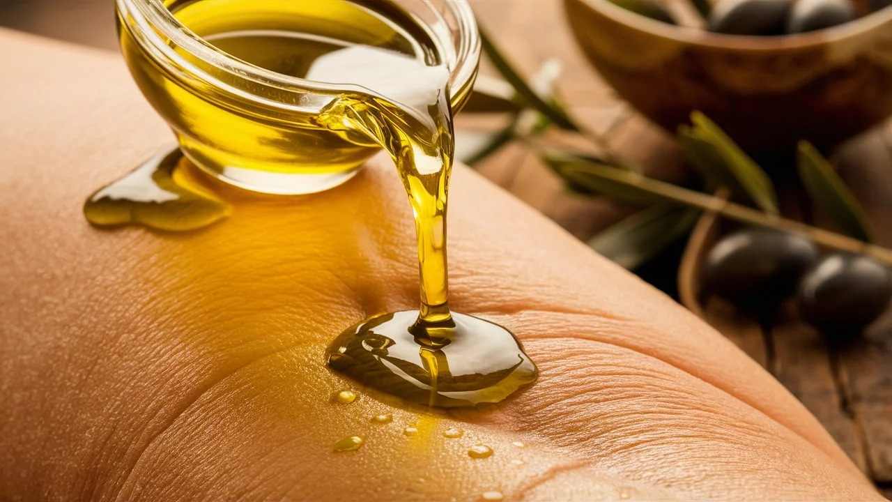 aceite de oliva para las arrugas