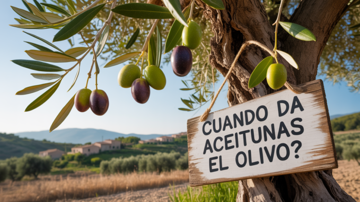 cuando da aceitunas el olivo